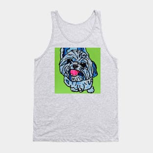 Blue Shih Tzu Tank Top